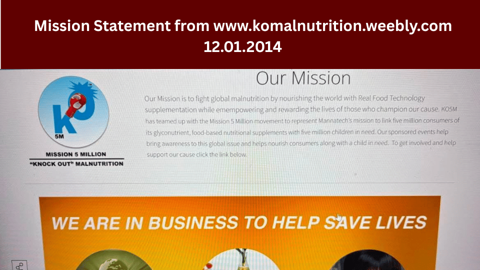 KO Malnutrition KO5M Website 2011-2014