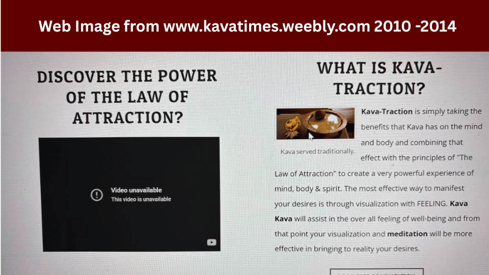 Kava Times Website 2011-2014