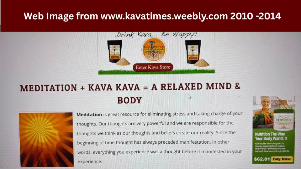 Kava Times Website 2011-2014