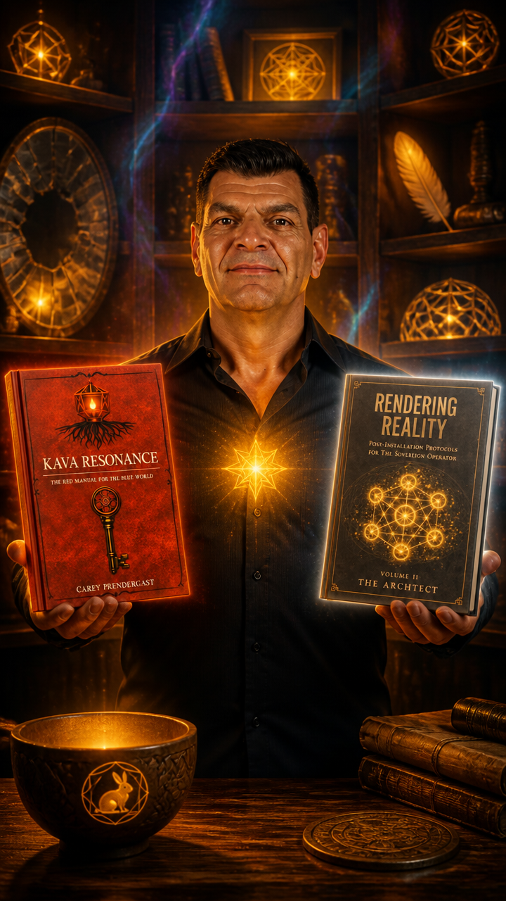 The Architect of Kava Resonance and Rendering Reality, the Sovereign OS.