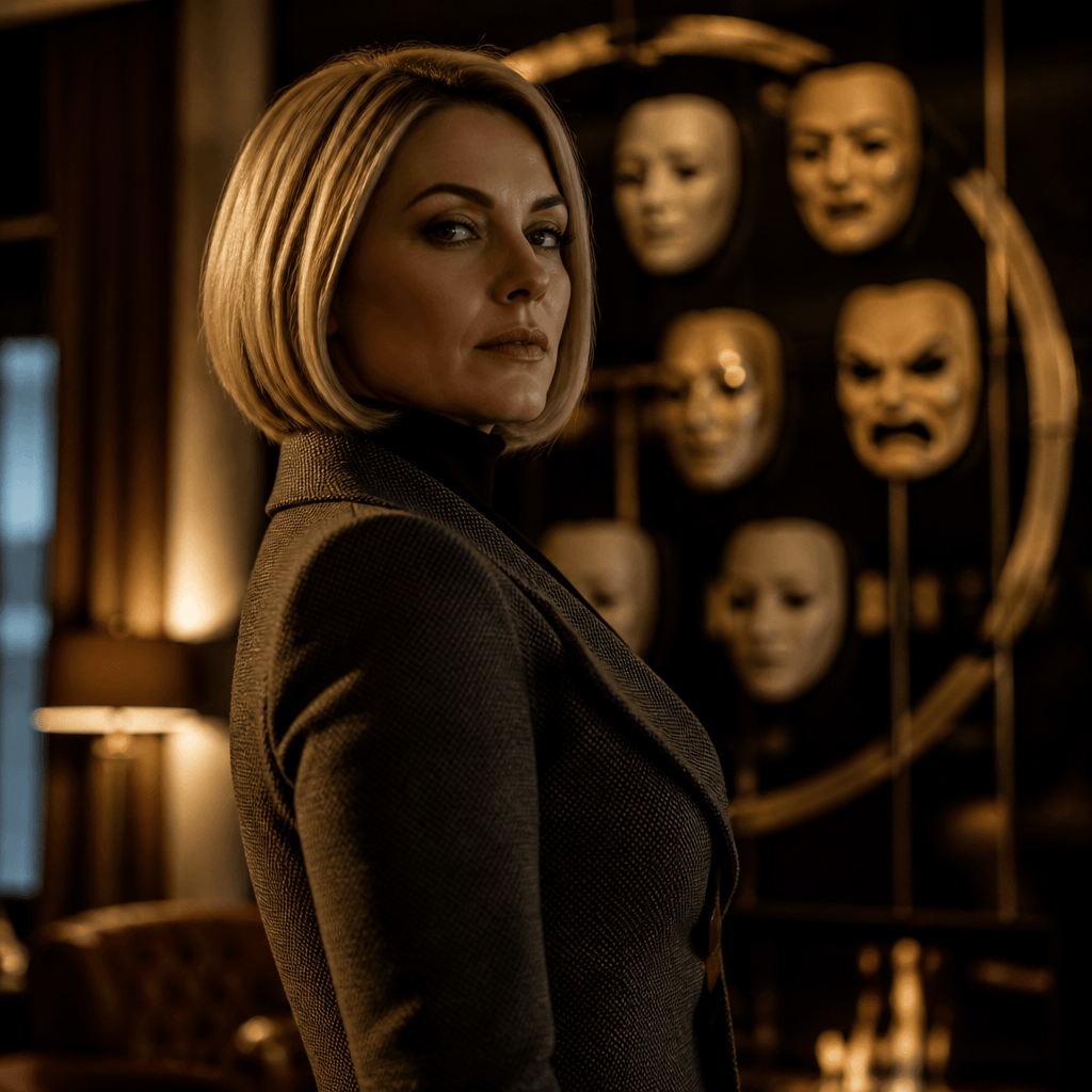 The Sovereign OS. The female narcissist that represents the Parasitic OS.