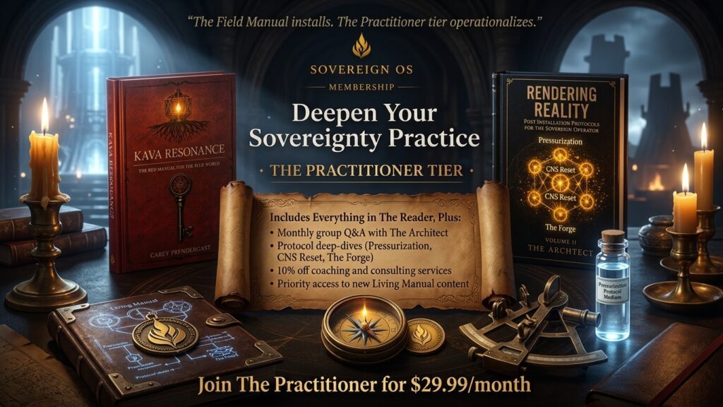 The Sovereign OS Practitioner membership tier.