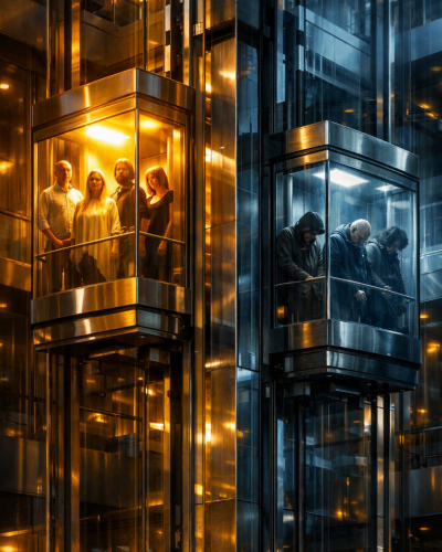 Cinematic portal artwork representing the Sovereign OS mythic identity architecture.